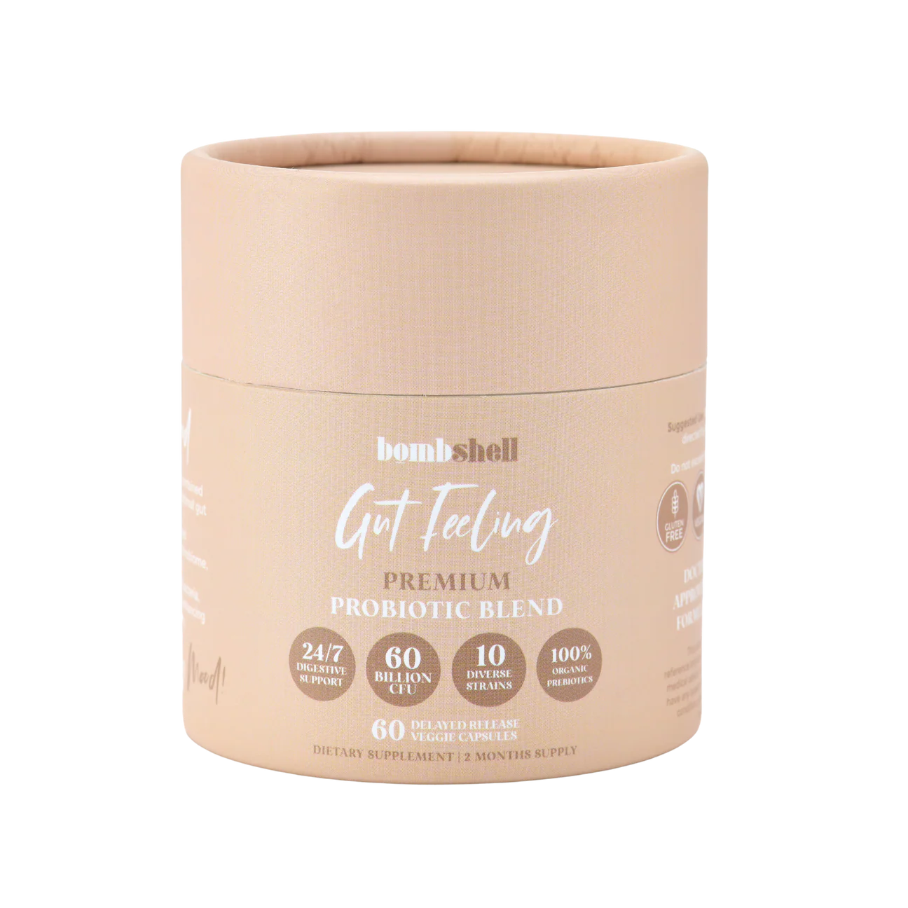 Probiotic with Organic Prebiotics - 2 Month Supply