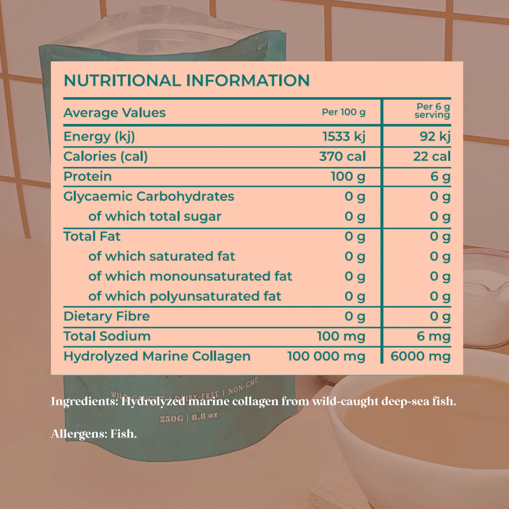 Marine Collagen Powder (250g) Unflavoured